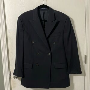 Ralph Lauren NWOT Dillard’s Men’s Wool Navy Pin Stripe Suit Coat Size 40R
